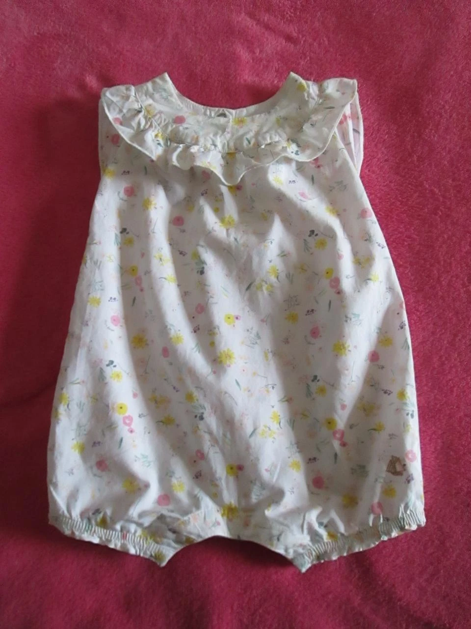 Barboteuse fleurie Petit Bateau n° 1